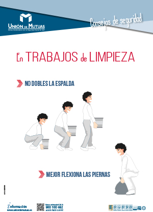 En trabajos de limpieza