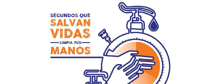 Limpia tus manos. Segundos que salvan vidas