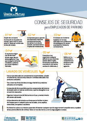 Consejos de seguridad para empleados de parking