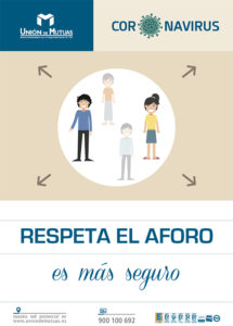 Respeta el aforo