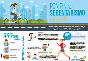 Pon fin al sedentarismo. Muévete