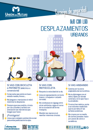 Ojo con los desplazamientos urbanos