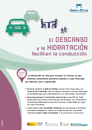 El descanso y la hidratación facilitan la conducción