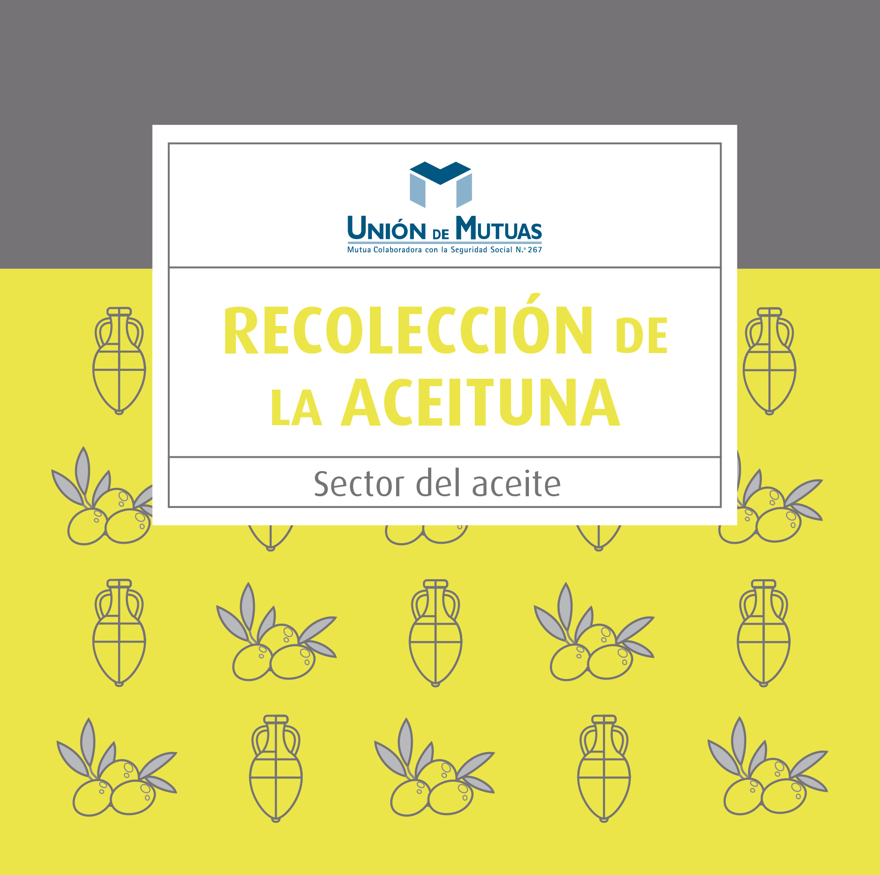 Recolección de la aceituna. Sector del aceite