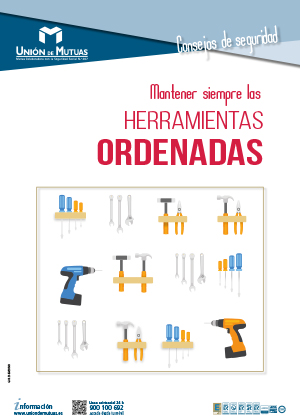 Mantener siempre las herramientas ordenadas