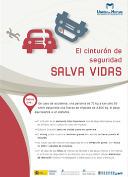 El cinturón de seguridad salva vidas