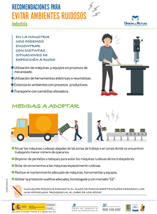 Recomendaciones para evitar ambientes ruidosos industria