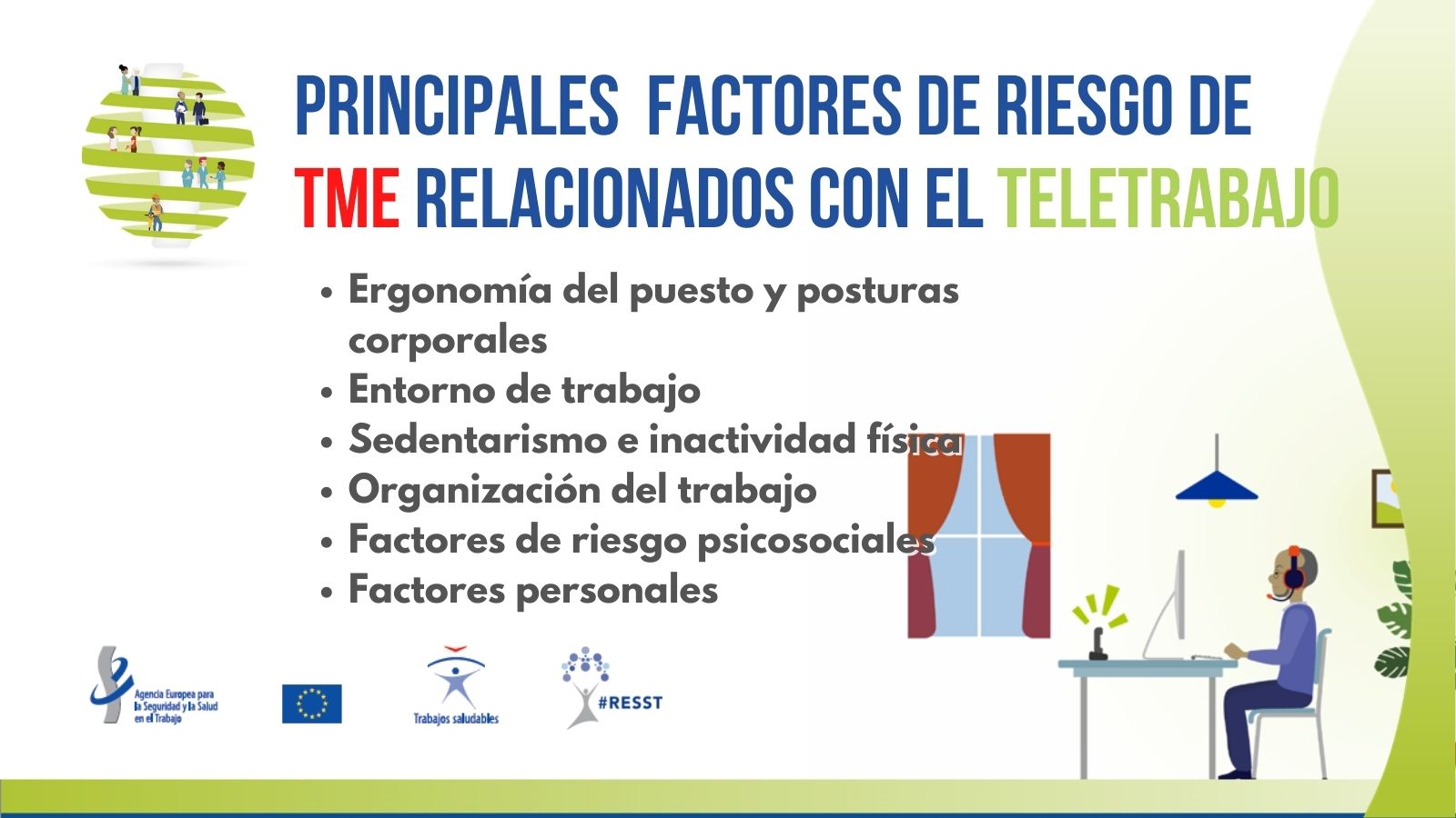 Teletrabajo principales factores de riesgo