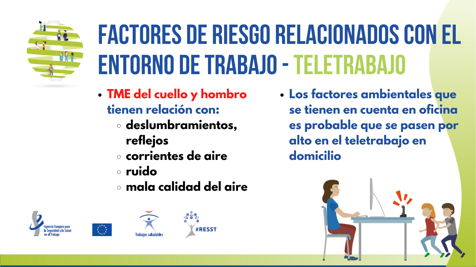 Teletrabajo factores de riesgos relacionados con el entorno