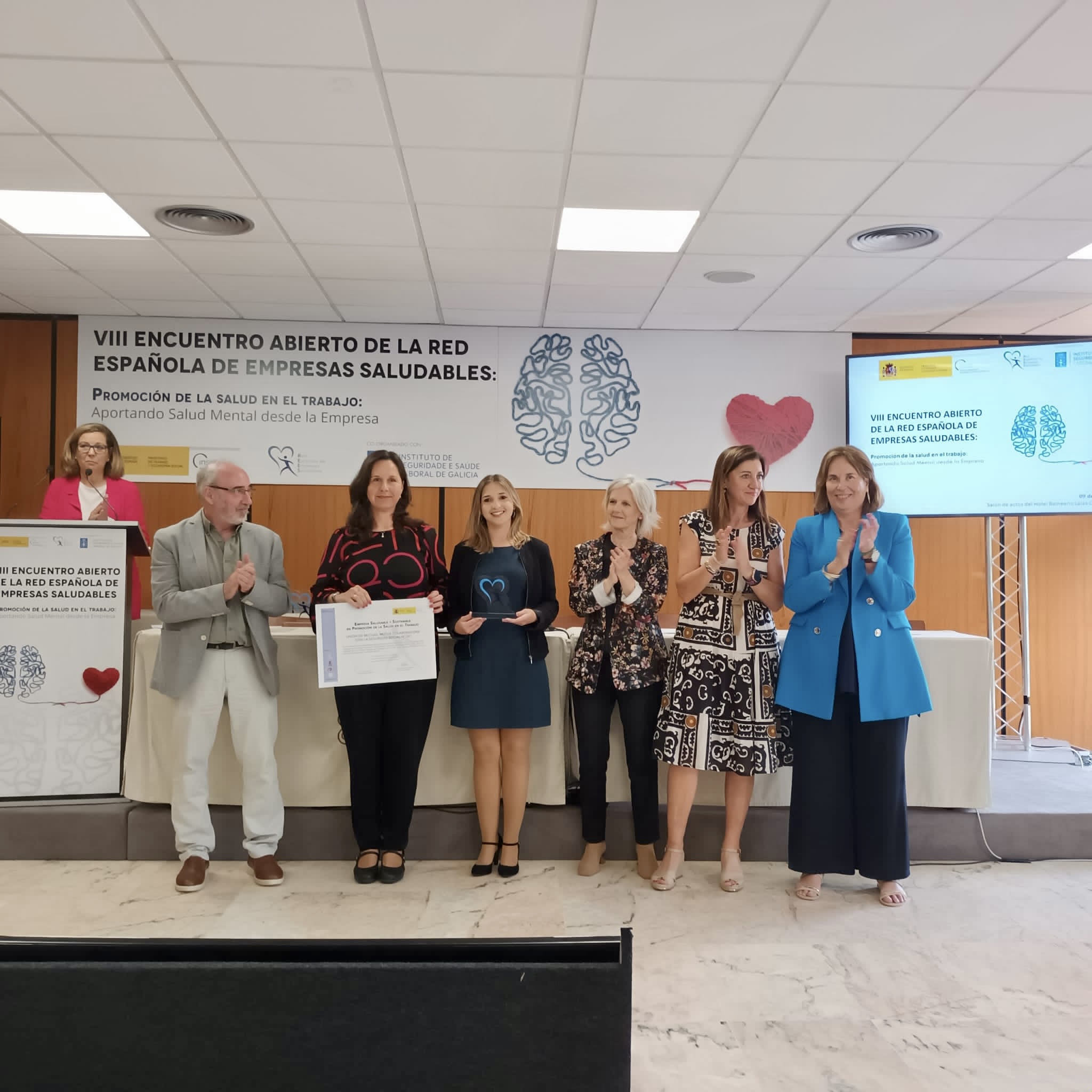 Unión de Mutuas recibe el Reconocimiento de Empresa Saludable y Sostenible en Promoción de la Salud en el Trabajo