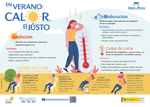 En verano calor el justo