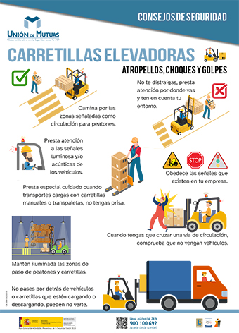 Carretillas elevadoras, atropellos, choques y golpes CA-1048-ES/2023-01