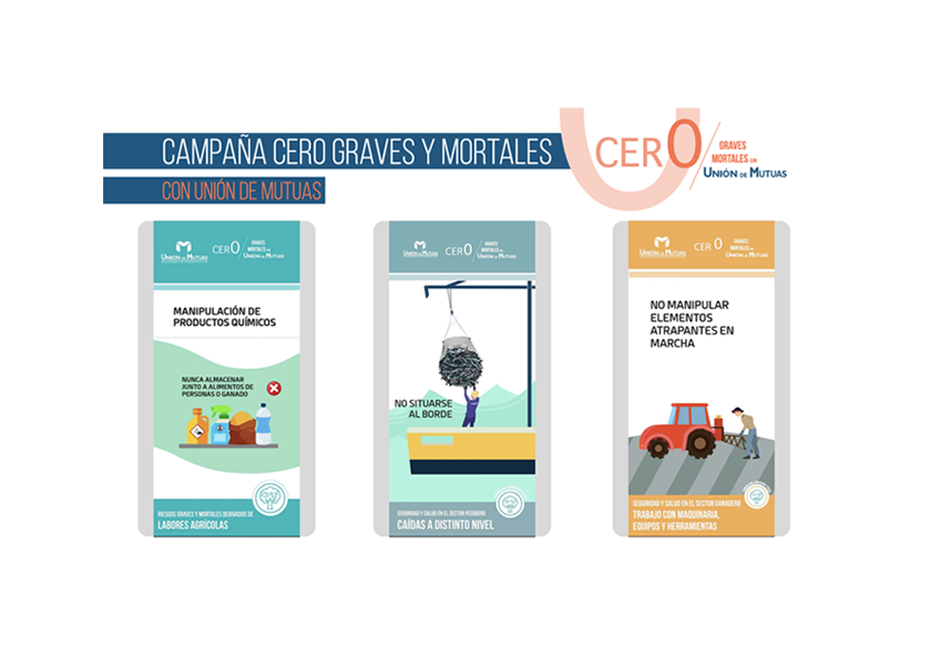 Campaña ‘Cero Graves y Mortales’: Unión de Mutuas lucha por la seguridad laboral en el sector primario