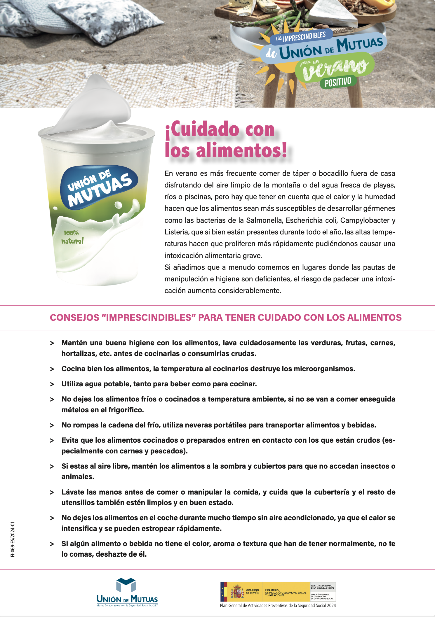 Cuidado con los alimentos