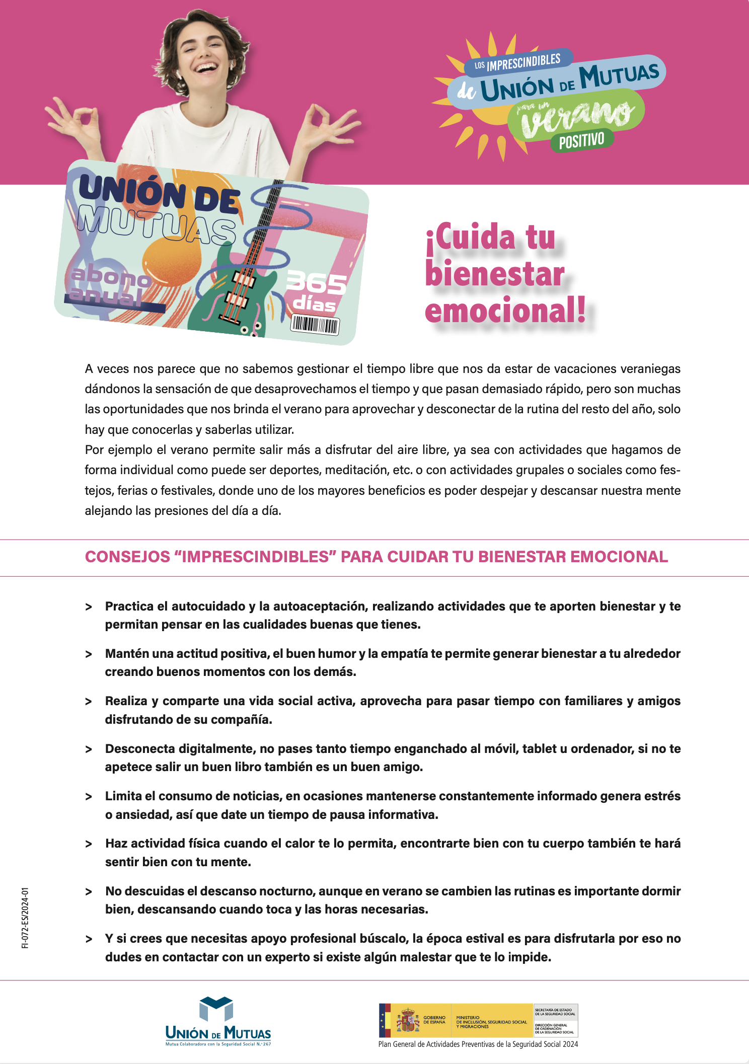 Bienestar emocional