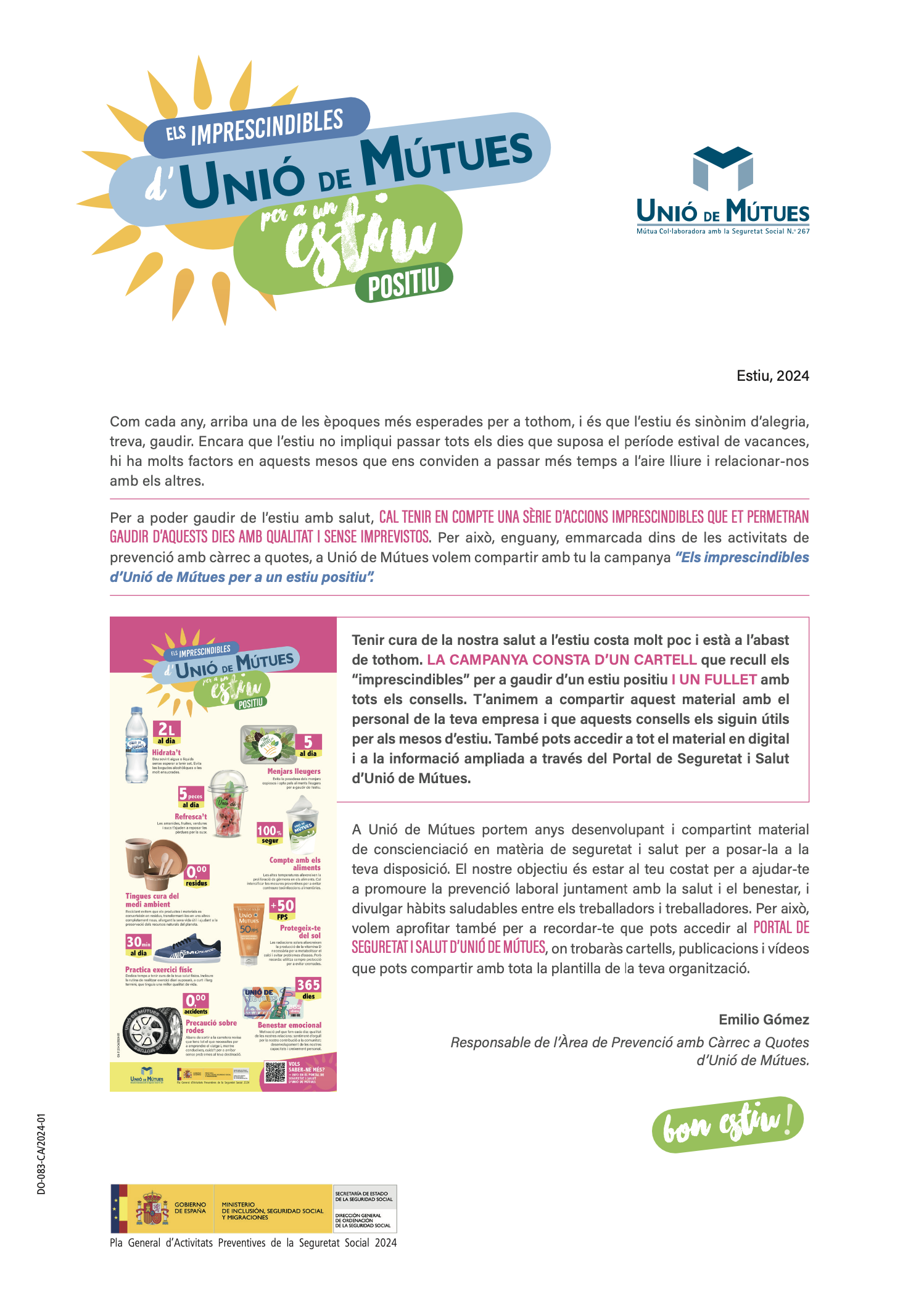 Carta presentació