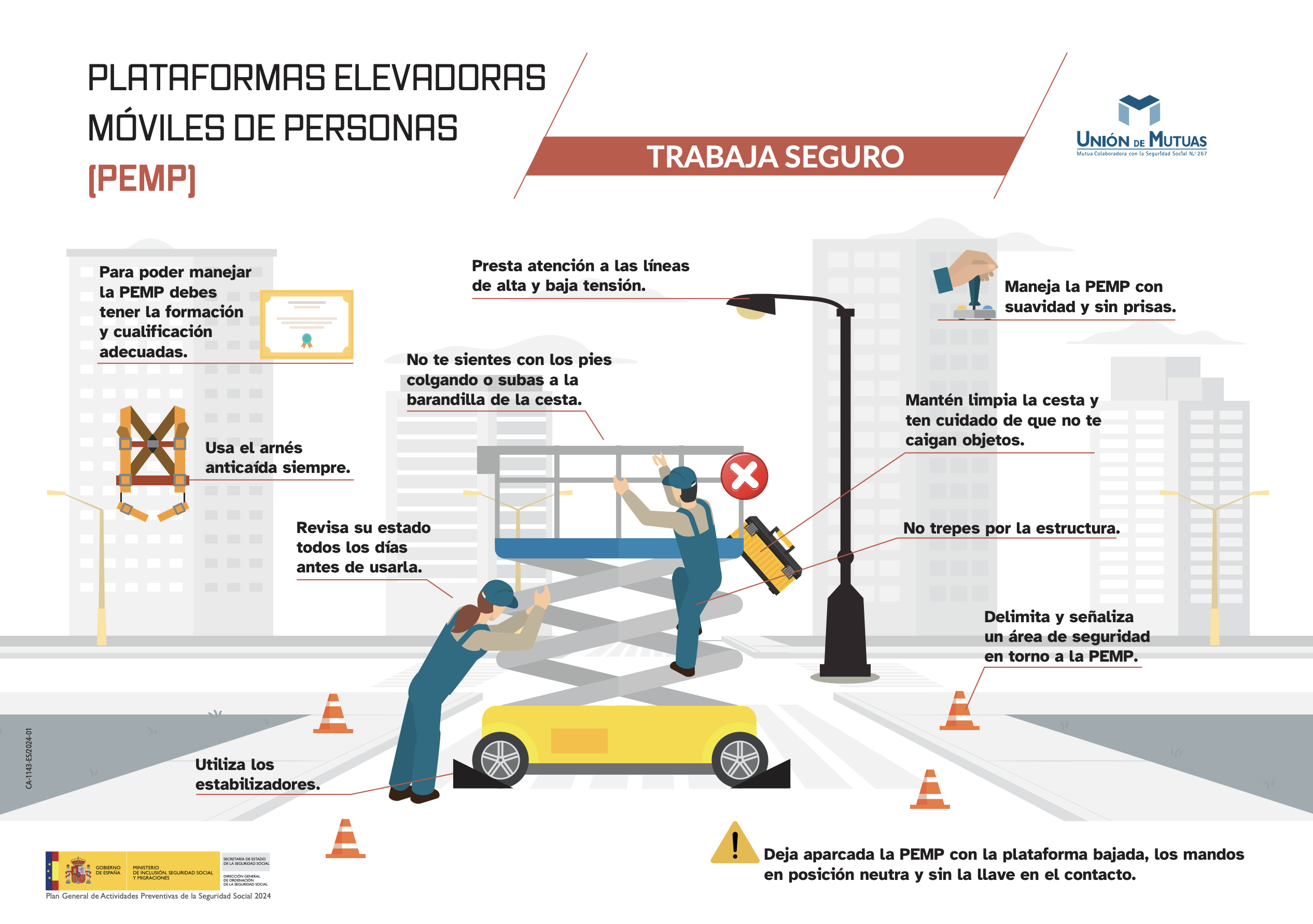 Plataformas elevadoras móviles de personas