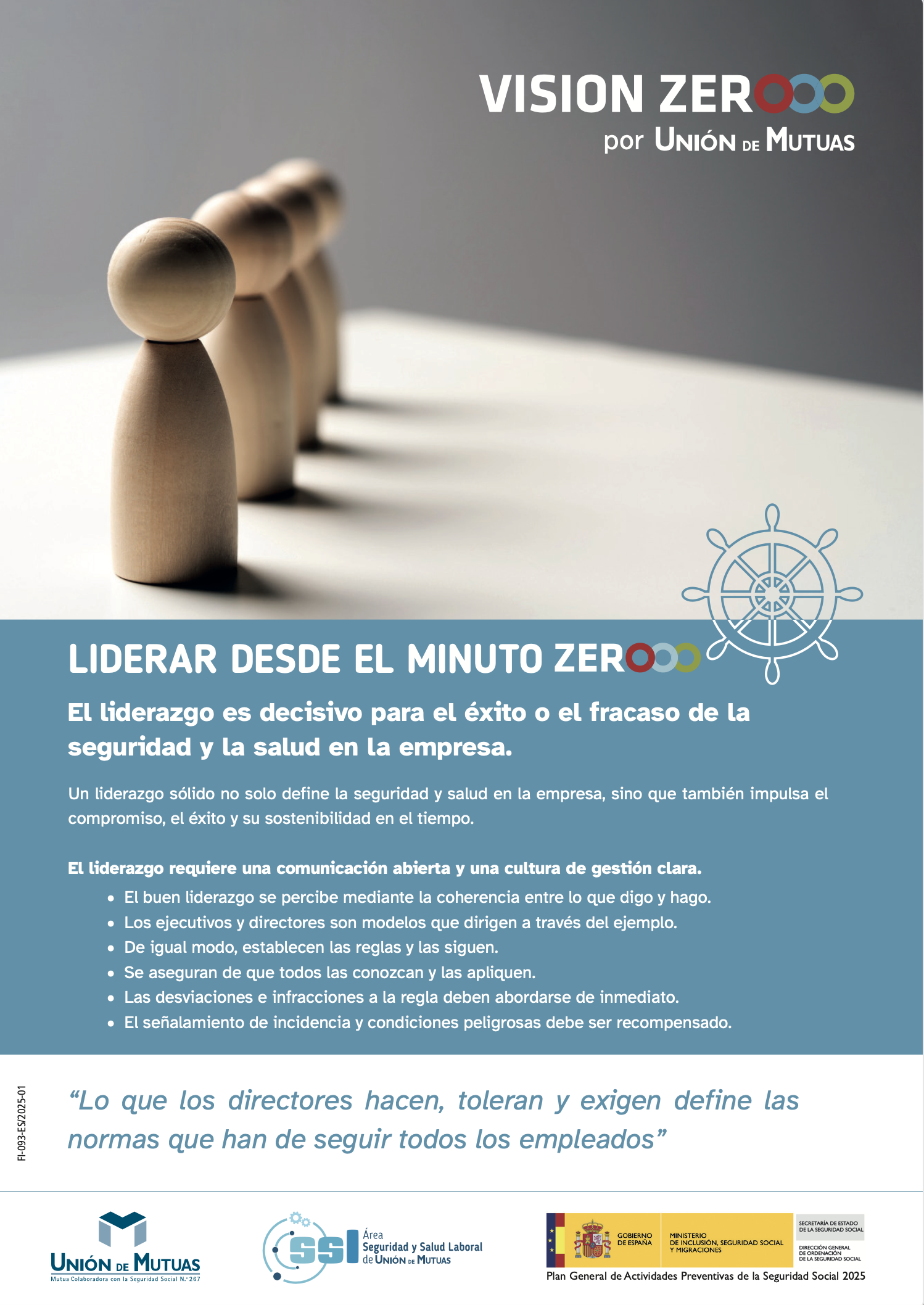 Liderar desde el minuto zero
