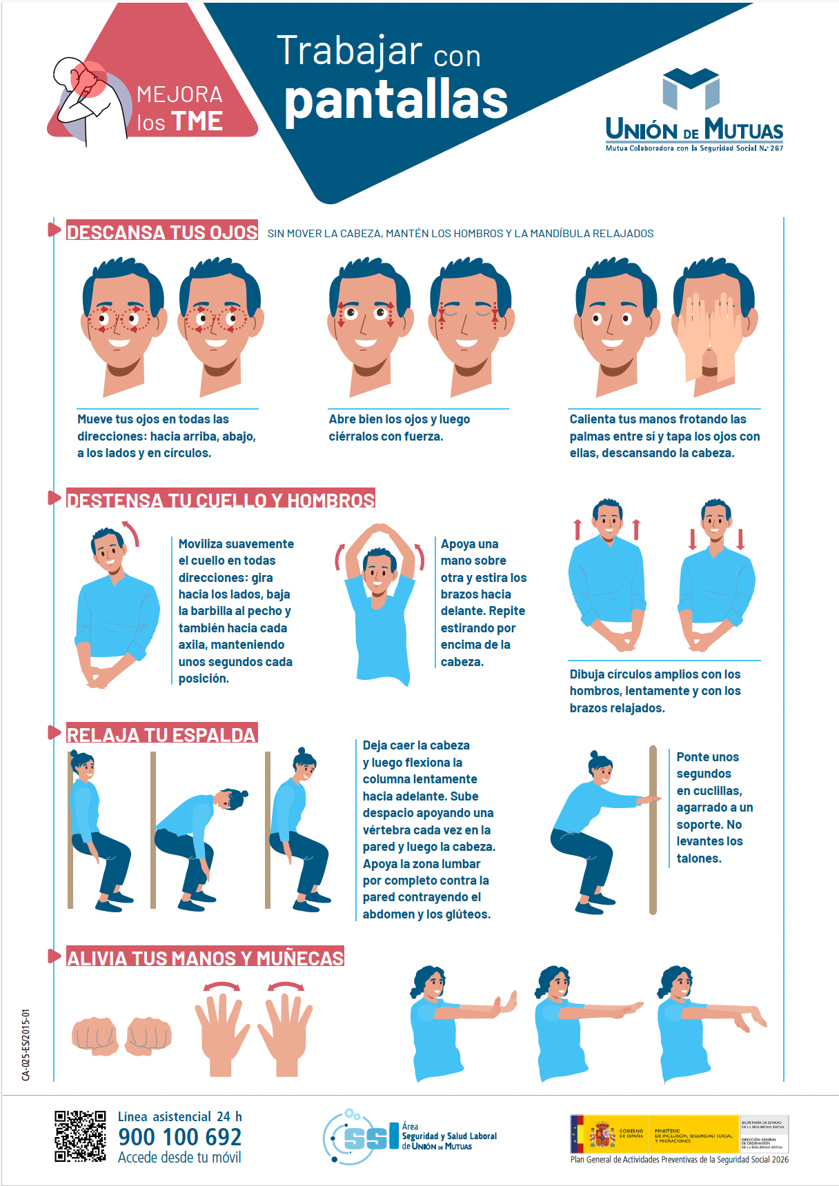 Trabajar con pantallas (cartel)